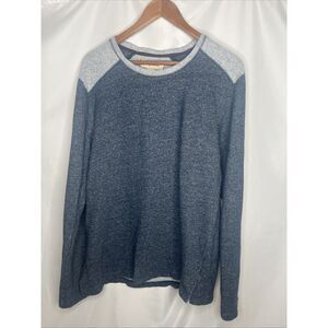 Tommy‎ Bahama Mens Sweatshirt Blue Lightweight Crewneck Pullover XL
